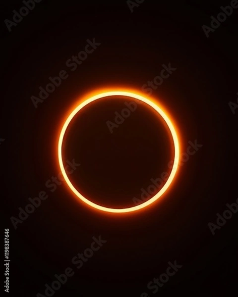 Obraz Solar eclipse event global phenomenon astronomy content night sky environment captivating viewpoint celestial concept