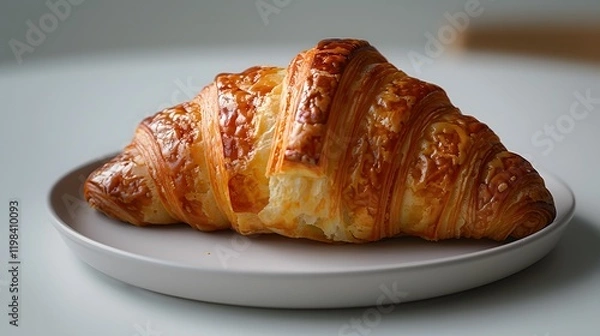 Obraz "Crisp on the Outside, Soft on the Inside: Fresh Croissants Daily"