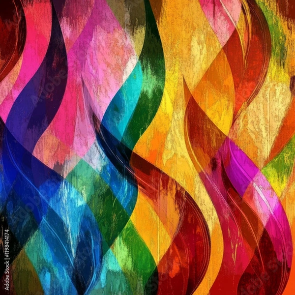 Fototapeta colorful abstract pattern