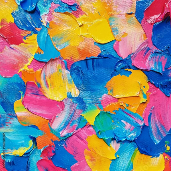 Fototapeta colorful abstract painting pattern