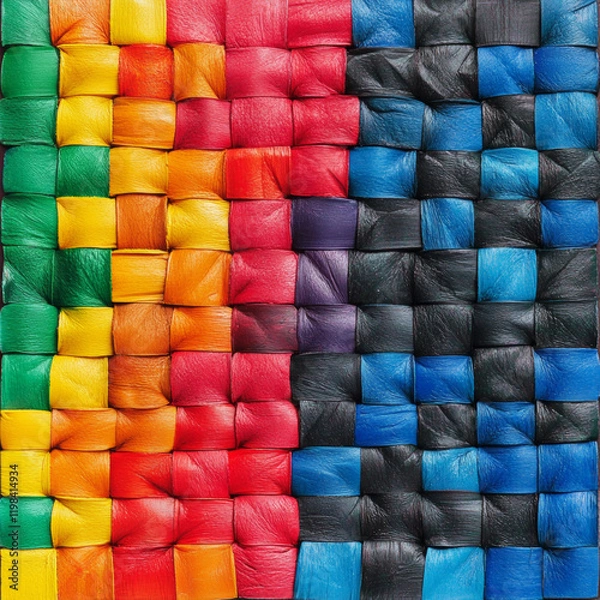 Fototapeta colorful abstract rubber pattern