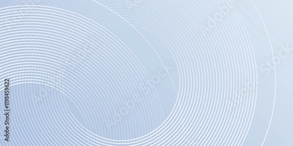 Fototapeta Abstract blue modern background with circle elements modern simple