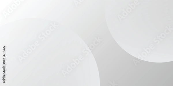 Obraz A minimalist abstract background featuring overlapping curves and circular shapes in various art