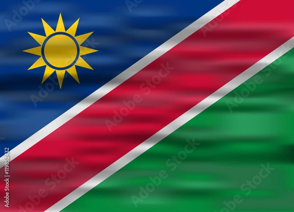 Obraz realistic flag namibia