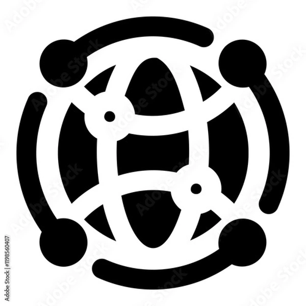 Fototapeta global connection