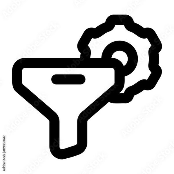 Fototapeta funnel filter