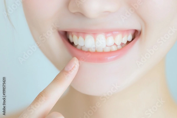 Obraz 整った歯並び　Well-aligned teeth