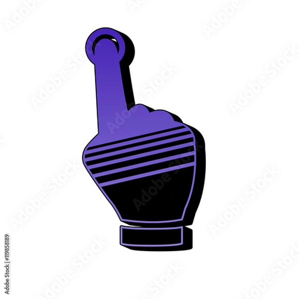 Obraz ikona retro lata 80 wektor