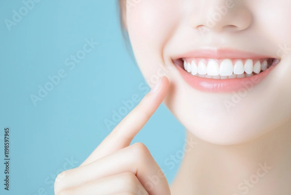 Obraz 整った歯並び　Well-aligned teeth