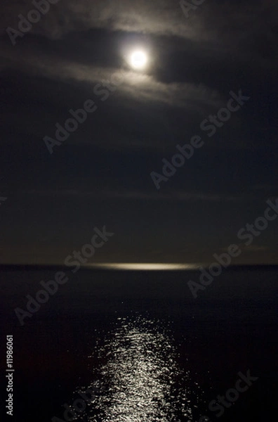 Obraz moon on the sea