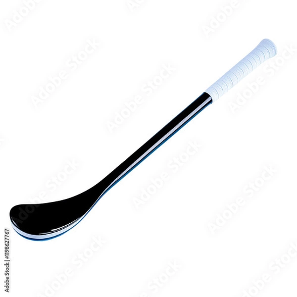 Fototapeta Hurling stick isolated on a white background, showcasing its sleek design and craftsmanship.
