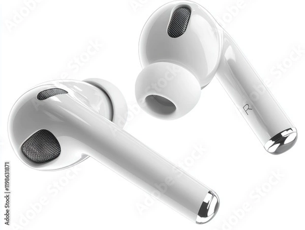 Fototapeta Wireless Earbuds
