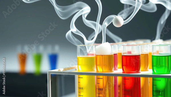 Obraz flask, chemistry, experience science