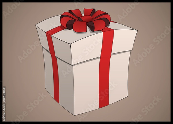 Fototapeta Gift box illustration