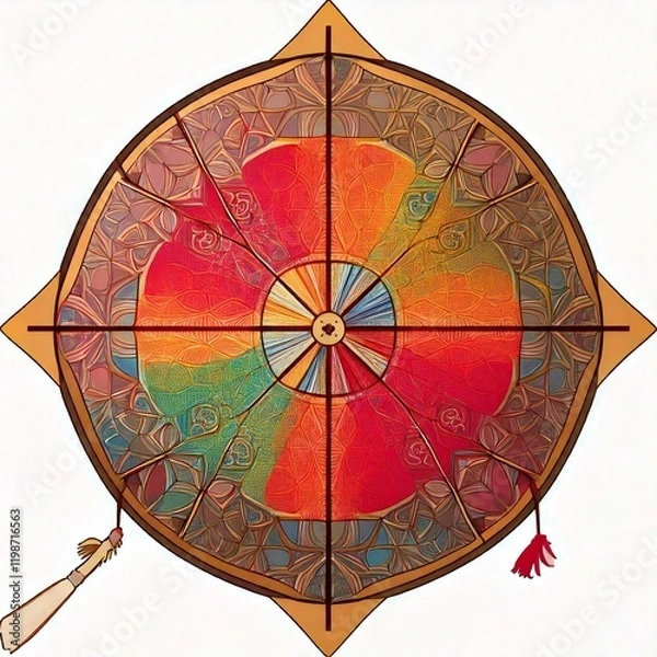 Fototapeta Oriental traditional patterns