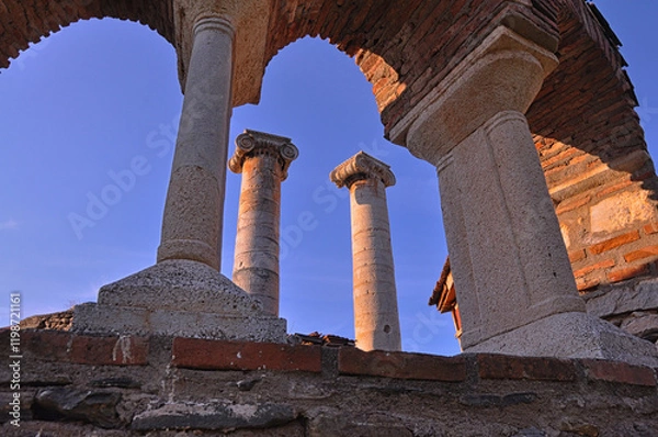 Obraz Temple of Artemis at Sardes Lydia Ancient City in Salihli, Manisa, Turkey