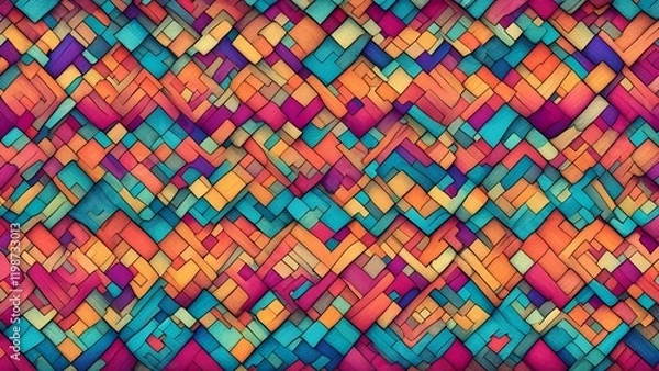 Fototapeta seamless pattern with stripes