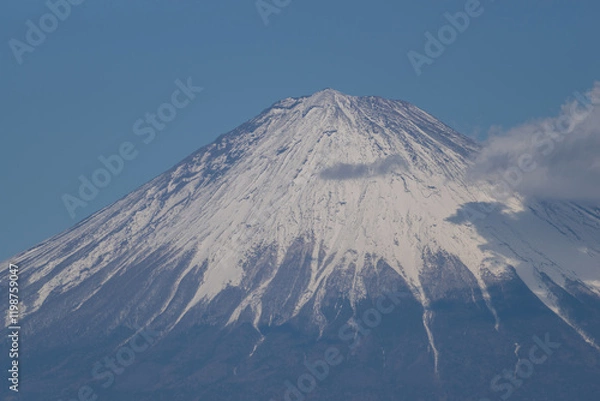 Fototapeta 静岡県から眺める美しい富士山