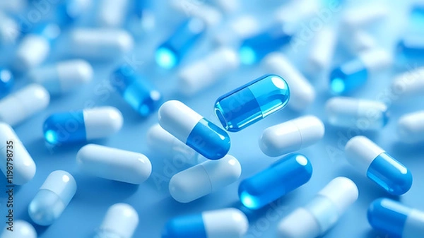 Obraz Capsule di medicinali e pillole