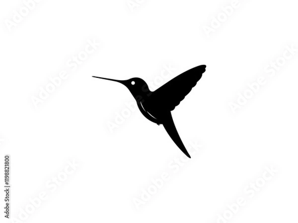 Obraz Hummingbird Logo Vector Image Design 