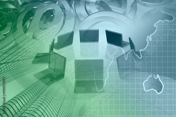 Obraz Computer background