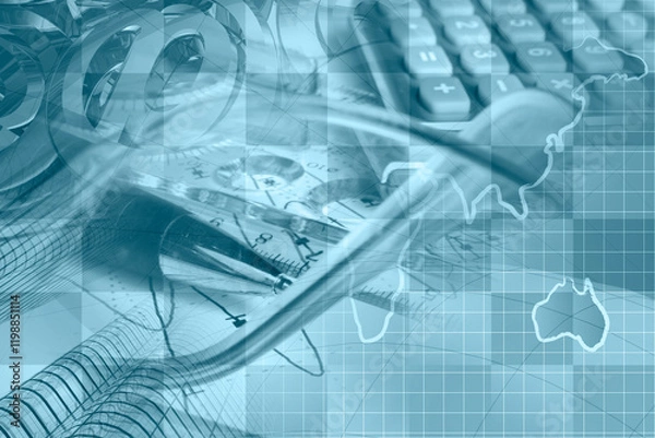 Obraz Business collage