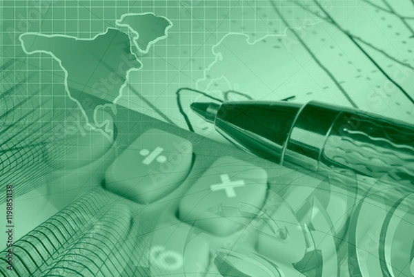 Obraz Business collage