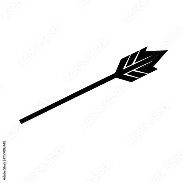 Fototapeta Two Pairs of Opposite Arrows Illustrate Bidirectional Communication