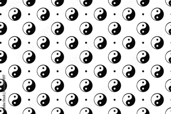 Fototapeta Chinese Yin yang Pattern