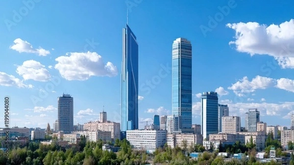 Obraz Modern City Skyline