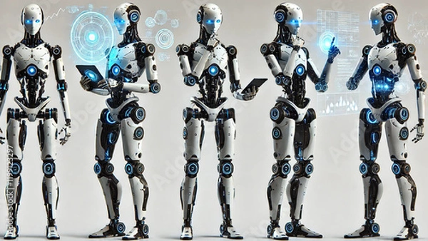 Obraz Cyborg variations. Futuristic technologies