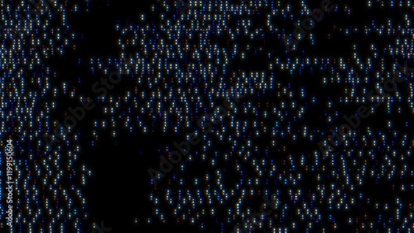 Fototapeta Digital Glitch noise static television VFX. Visual video effects stripes background, CRT tv screen no signal glitch effect