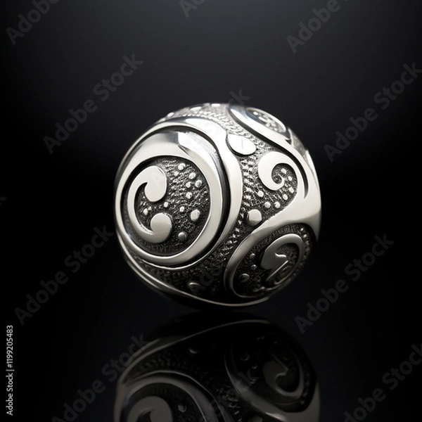 Obraz black and white glass