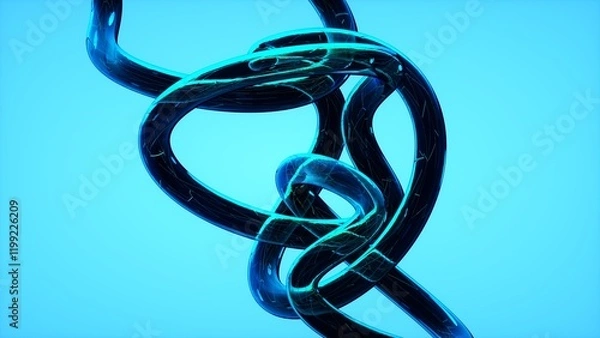 Obraz blue background