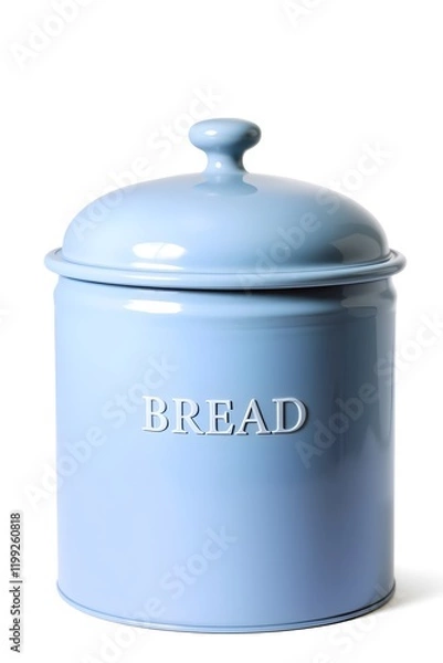 Obraz Domed Bread Bin in Minimalist Pastel Blue