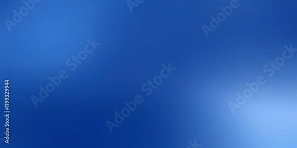 Fototapeta Blue gradient blurred background with a smooth transition from light blue to dark blue, creating a calming and serene atmosphere, gradient, smooth, serene