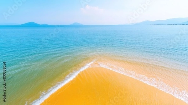 Obraz Serene Coastal Landscape