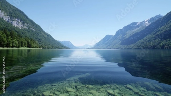 Obraz Serene Mountain Lake