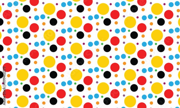 Fototapeta abstract trendy coloring big to small dot pattern perfect for background.