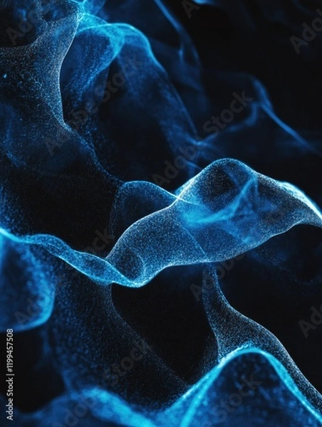 Fototapeta Interstellar Nebula: A Digital Art Abstract