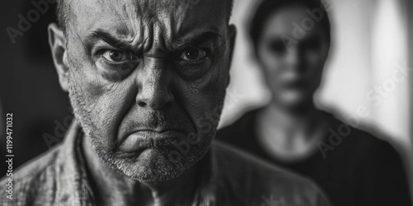 Fototapeta Intense Confrontation between Two Individuals