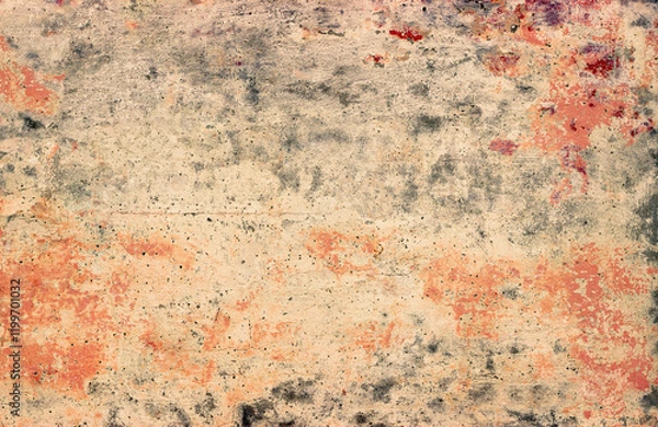 Fototapeta Old painted concrete wall texture