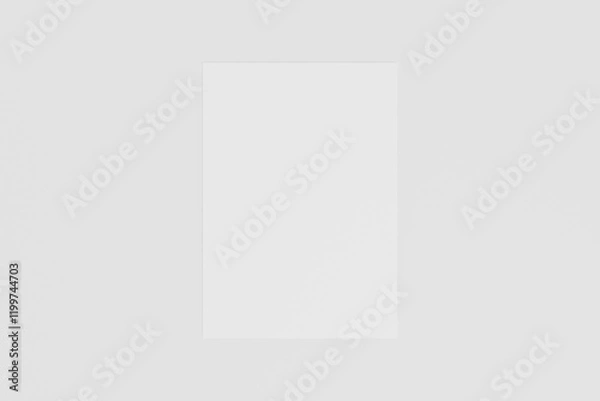 Fototapeta A4 Flyer For Mockup