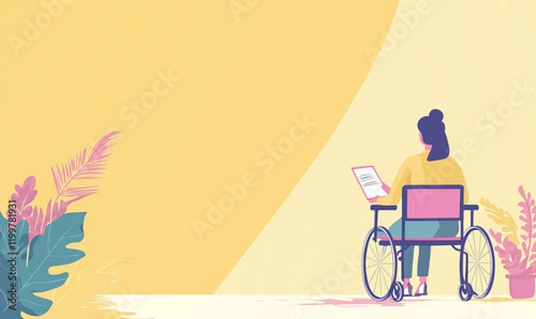 Fototapeta Inclusive educational opportunities for all students in diverse settings emphasizing accessible learning environments