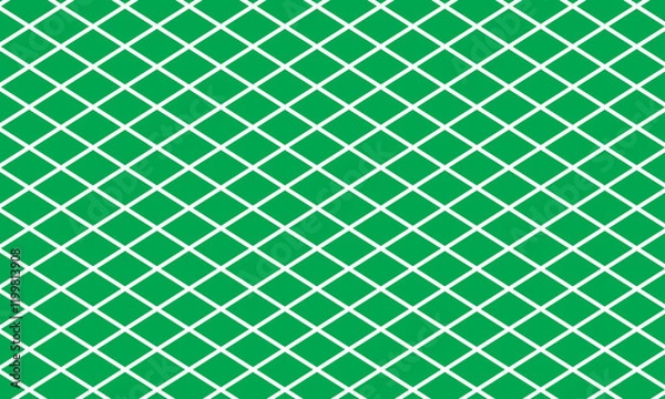 Fototapeta Soccer net seamless pattern. isolated on green background. vector illustration. EPS 10