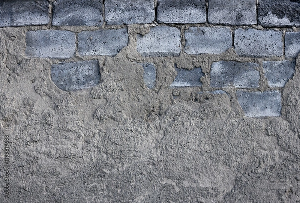 Fototapeta Old concrete brick wall background