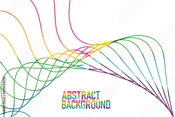 Fototapeta Clean and simple Flat Abstract Background