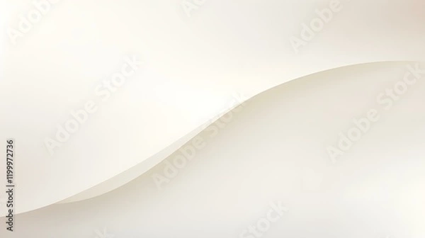 Obraz Gradient Background with strong Edges fading from Ivory to White. Modern Presentation Template