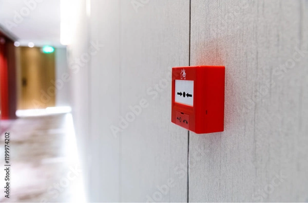 Obraz Fire alarm system on the wall