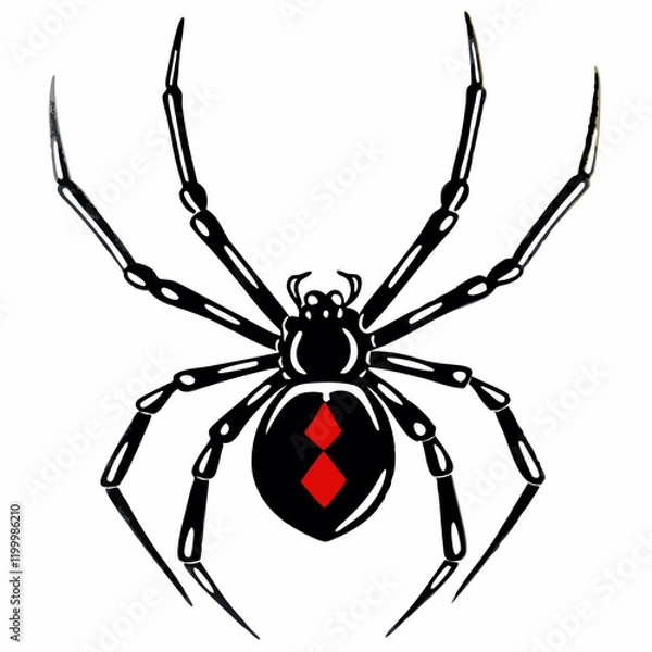 Obraz spider on a web